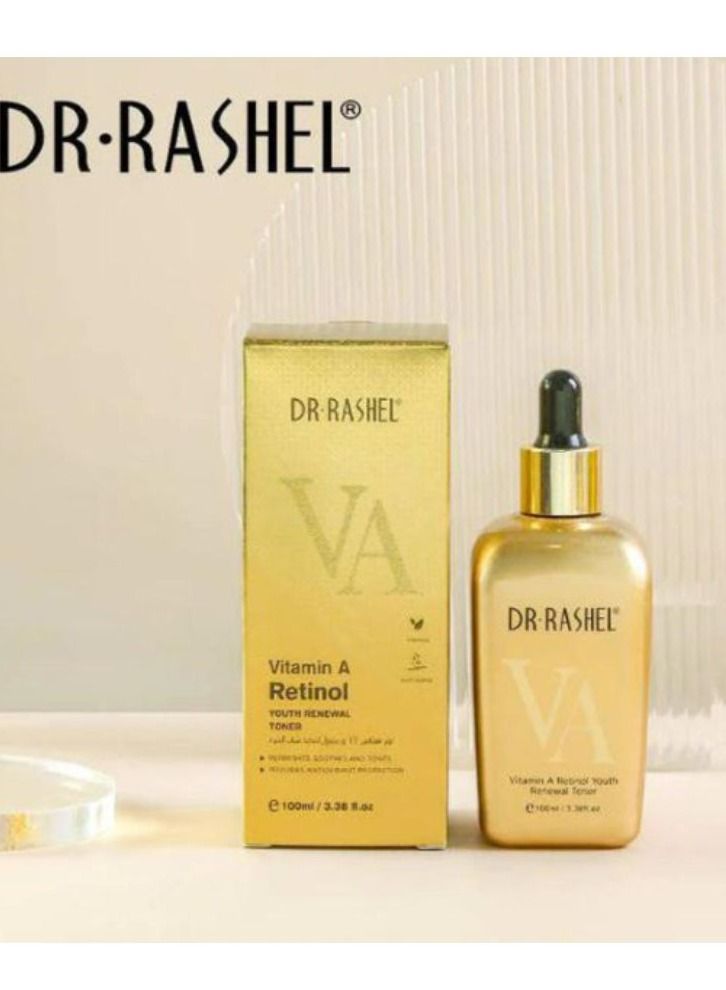DR. RASHEL Night Repait Essence Toner Vitamin A Retinol Youth Renewal 100 ML - Image 2